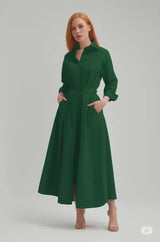 Vestito allentato Donne Elastico Vita Alta Mostra Temperamento Sottile