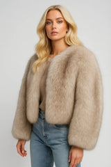 Iconico marchio di lusso della settimana della moda di strada Gardient Cropped