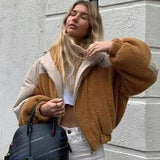 Women's Sherpa Zip-Up Jacket-1