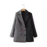 Wool-Blend Double-Breasted Coat-Black-1