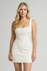 Grazioso pullover a tubino con giunture da donna, tinta unita bianco / XL