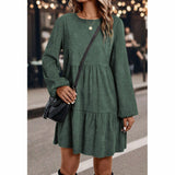 Corduroy A-Line Mini Dress