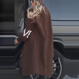 Chic Hooded Longline Splice Coat