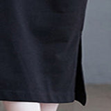 Relaxed Long Sleeve Midi Dress