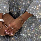 Sequin Detail Bell Sleeve Dress