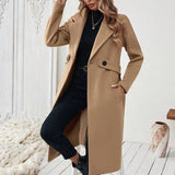 Notch Lapel Trench Coat Elegance