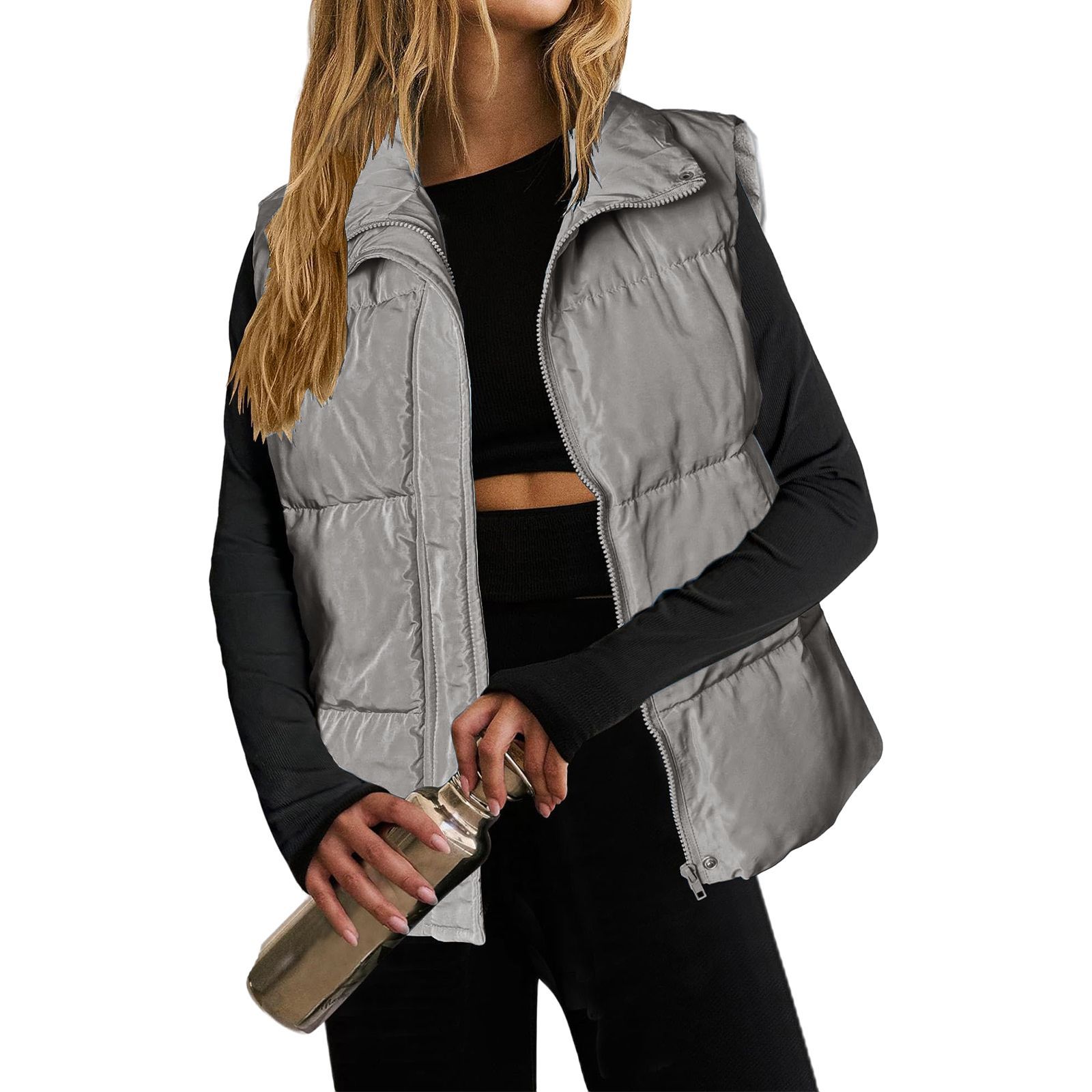 3-in-1 Coat Jacket Vest with Pockets