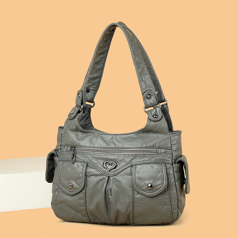 Stitched Shoulder Bag for Women – Spacious, Modern & Durable