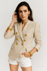 Blazer sartoriale doppiopetto da donna