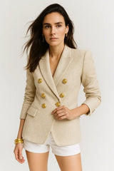 Blazer sartoriale doppiopetto da donna