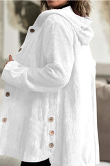 Cozy Corduroy Hooded Jacket
