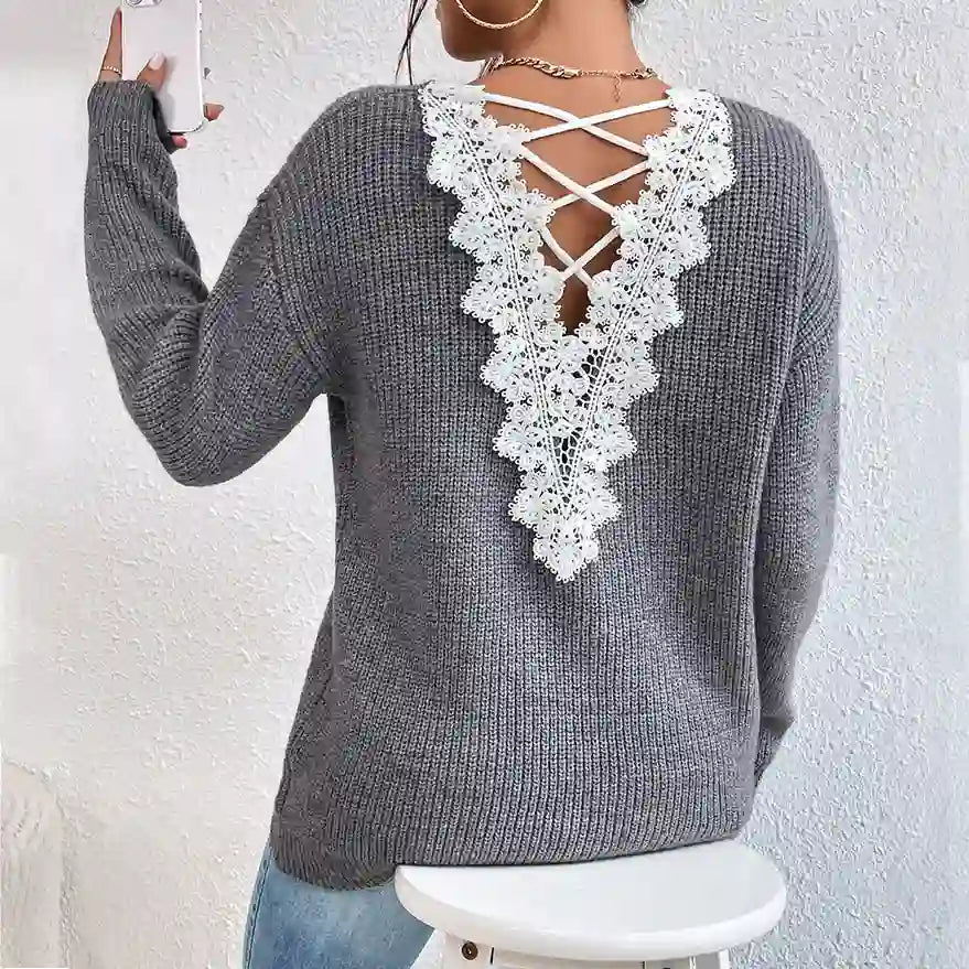Cashmere Bandage Sweater