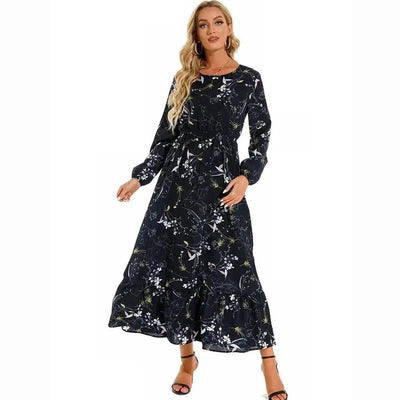 2023 Sping Summer Bohemian Women Maxi Dress Casual Long-6-18