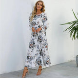 2023 Sping Summer Bohemian Women Maxi Dress Casual Long-8-20