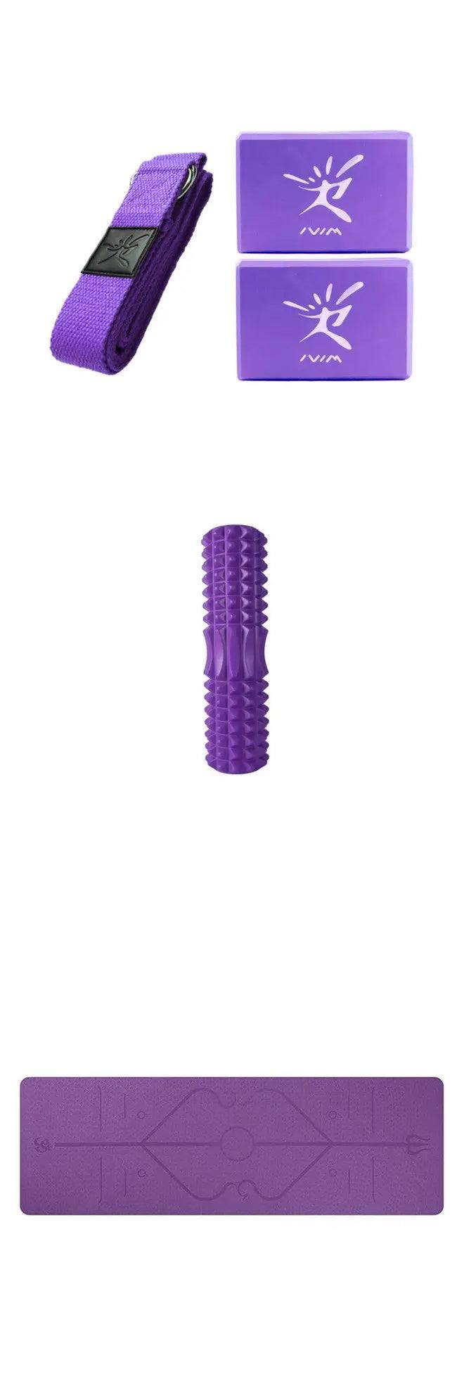 45cm yoga column-PurpleSET-3