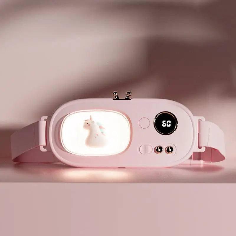 Abdominal Massage Instrument Warm Belt Dysmenorrhea Heating-APink-3