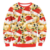 Autumn Winter Fashion Ugly Christmas Sweater Santa Elf Funny-N-20