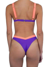 Bikini fashion split swimsuit-Palepinkishpurple-3