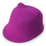 Cat ears Jazz hat top hat-Purple-10