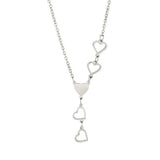 Fashion Love Pendant Stainless Steel Necklace-11