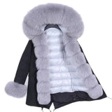 Coat Fur With Detachable Inner Liner Placket-13