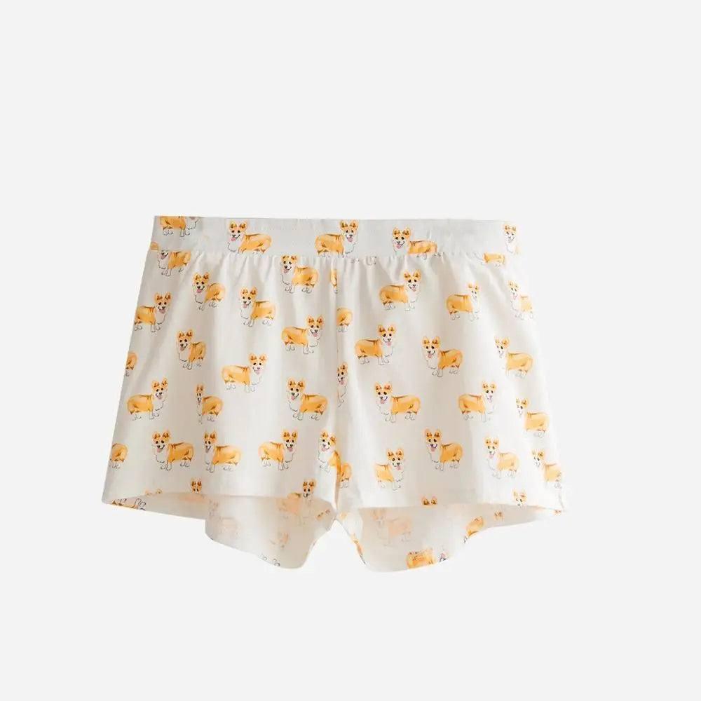 LOVEMI - Dachshund print shorts