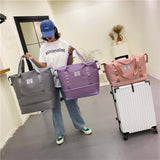 Double Wet And Dry Separation Travel Bag Waterproof Large Capacity Gym Fitness Bag Weekender Overnight For Women-2