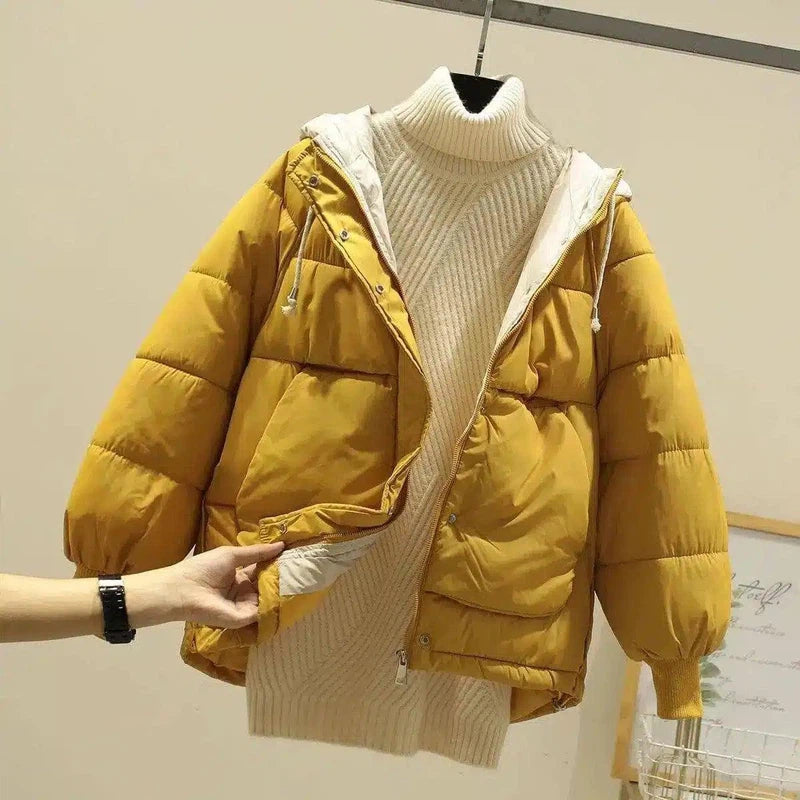 LOVEMI - Lovemi - Down Jacket Hooded Warm Jacket Casual