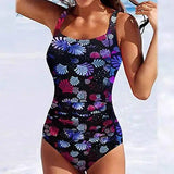 European And American Sexy Halter One-Piece Bikini Swimsuit-4