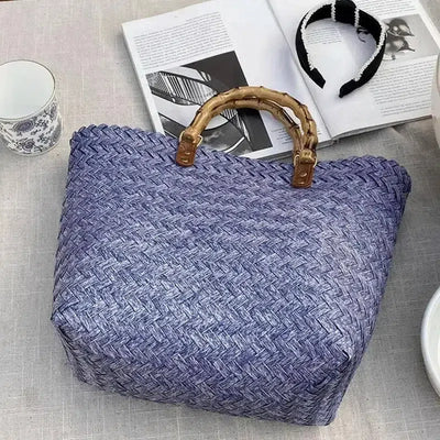 Exquisite Woven Tote Bag Multifunctional Women Handbag High-2