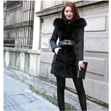 Fashionable Women's Luxury Style Winter Warm Leather Collar-3