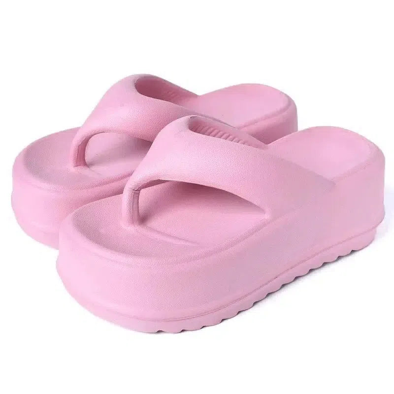 Flip Flops New Split Toe Muffin Platform-10