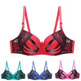 Julexy Push Up Women Bras Lace Underwear B C Cup-1