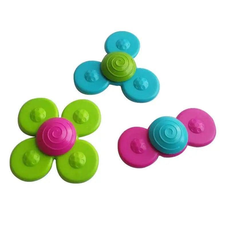 Kids Gyro Insect Sucker Spinner Rattle Bathroom Bath Toys-SET1-10