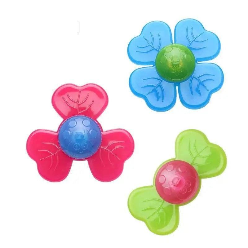 Kids Gyro Insect Sucker Spinner Rattle Bathroom Bath Toys-SET2-3