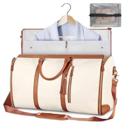 Large Capacity Travel Duffle Bag Women's Handbag Folding Suit Bag Waterproof Clothes Totes-8