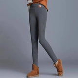 LOVEMI - Lovemi - Autumn And Winter Plus Velvet Slim-Fit Leggings