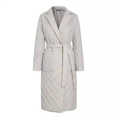 Bring A Mid-length Light Cotton Suit-Grey-5