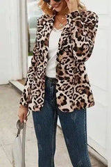 Casual Elegance Jacket-Leopard-5