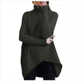 Stylish European Winter Knit Sweater-Army Green-6