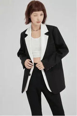 LOVEMI - Lovemi - Fake Two-piece Suit Jacket Female Design Sense