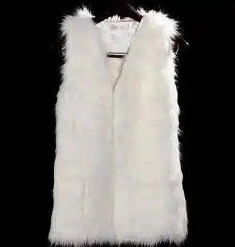 LOVEMI - Lovemi - Faux Fox Fur Vest Women's Warm Vest Vest