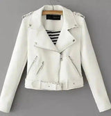 LOVEMI - Lovemi - Faux Leather Jacket