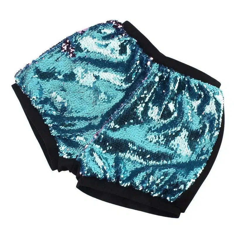 Female sequin shorts-6