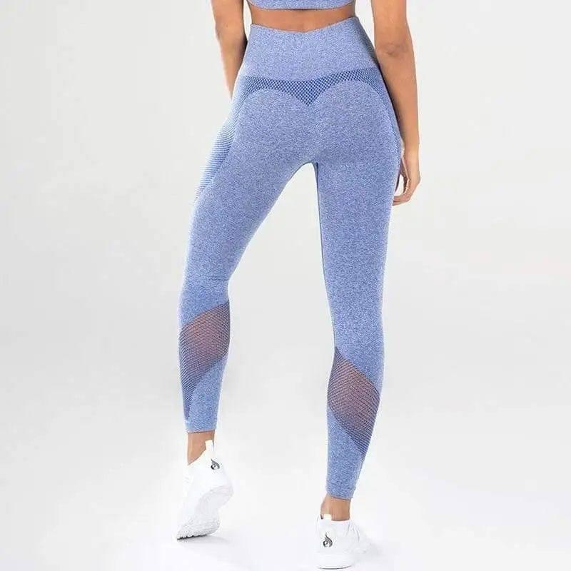 Fitness yoga, leggings, women-blue-1