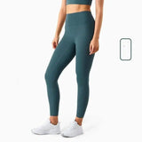 High Waist Sports Slim Fitness Yoga Pants-Deep Jade-5