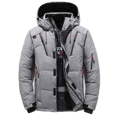 Men's down jacket-Grey-1