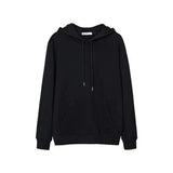 LOVEMI - Lovemi - Men's solid color hooded pullover sweater