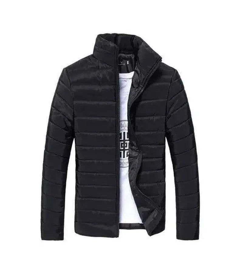 Stylish White Jacket for Men - Perfect for All Seasons-Black-5