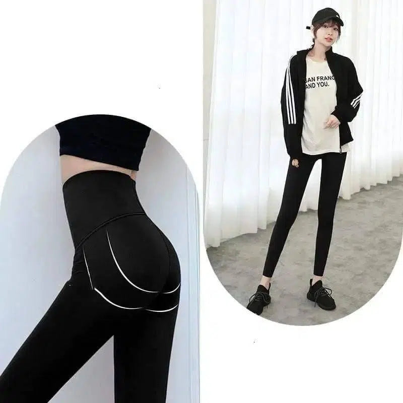 LOVEMI - Lovemi - Shark skin leggings women wear thin autumn tights